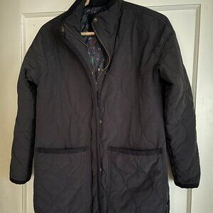Marine Layer Womens Quilted Black Coat/Jacket_Size XS